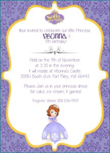 Disney First Birthday Invitations