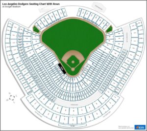 Dodger Stadium Seating Map With Rows