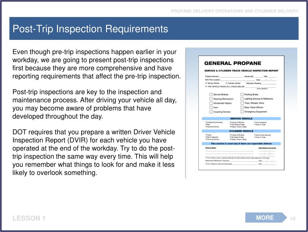 Dot Annual Truck Inspection Forms
