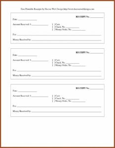 Download Printable Receipt Forms For Free
