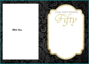 Downloadable 50th Birthday Invitation Templates Free