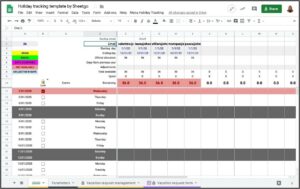 Employee Leave Tracker Template