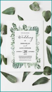 Enchanted Forest Wedding Invitation Template
