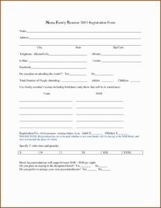 Family Reunion Website Template