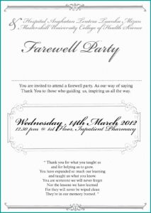 Farewell Coworker Invitation Wording