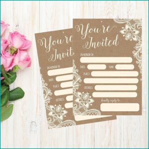 Fill In Wedding Invitations