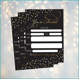 Fill In Wedding Shower Invitations