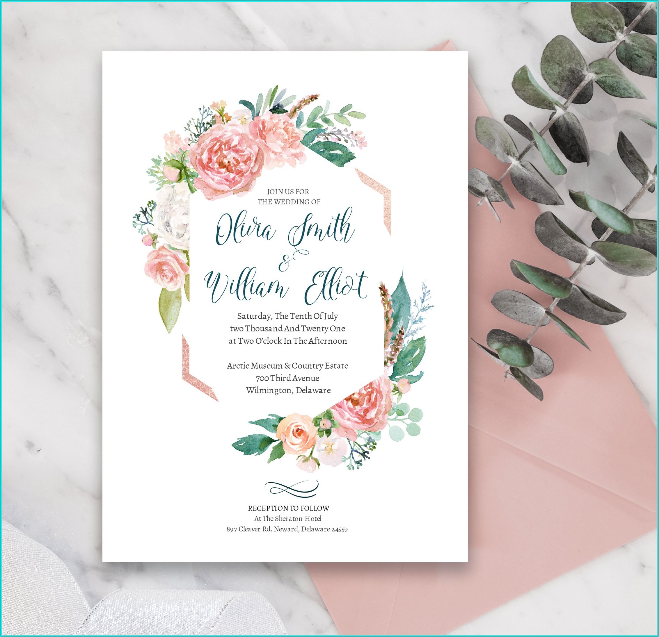 Fill In Yourself Wedding Invitations