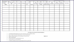 Fire Extinguisher Inspection Report Template
