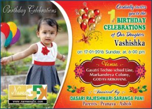 First Birthday Invitation Message In Hindi