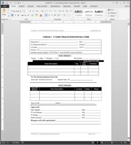 Fixed Asset Template Free
