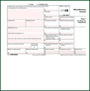 Form 1099 Misc 2017 Pdf Fillable