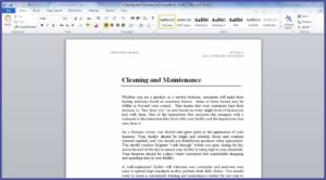 Franchise Operations Manual Template Free Download