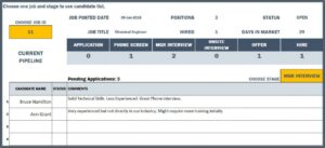 Free Applicant Tracking Excel Template
