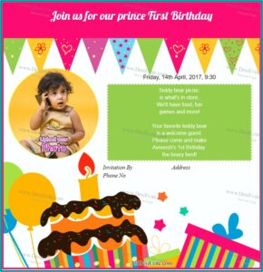 Free Birthday Invitation Card Online