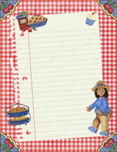 Free Blank Recipe Book Template