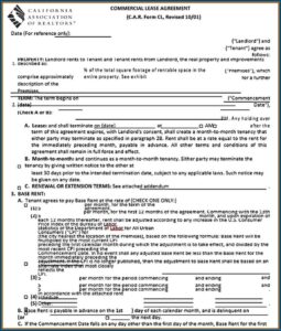 Free Commercial Real Estate Forms