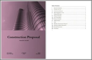 Free Construction Proposal Templates