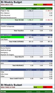 Free Download Personal Budget Spreadsheet