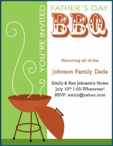 Free Downloadable I Do Bbq Invitation Template