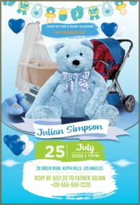 Free Editable Baby Shower Welcome Sign Template