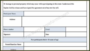 Free Equine Legal Forms