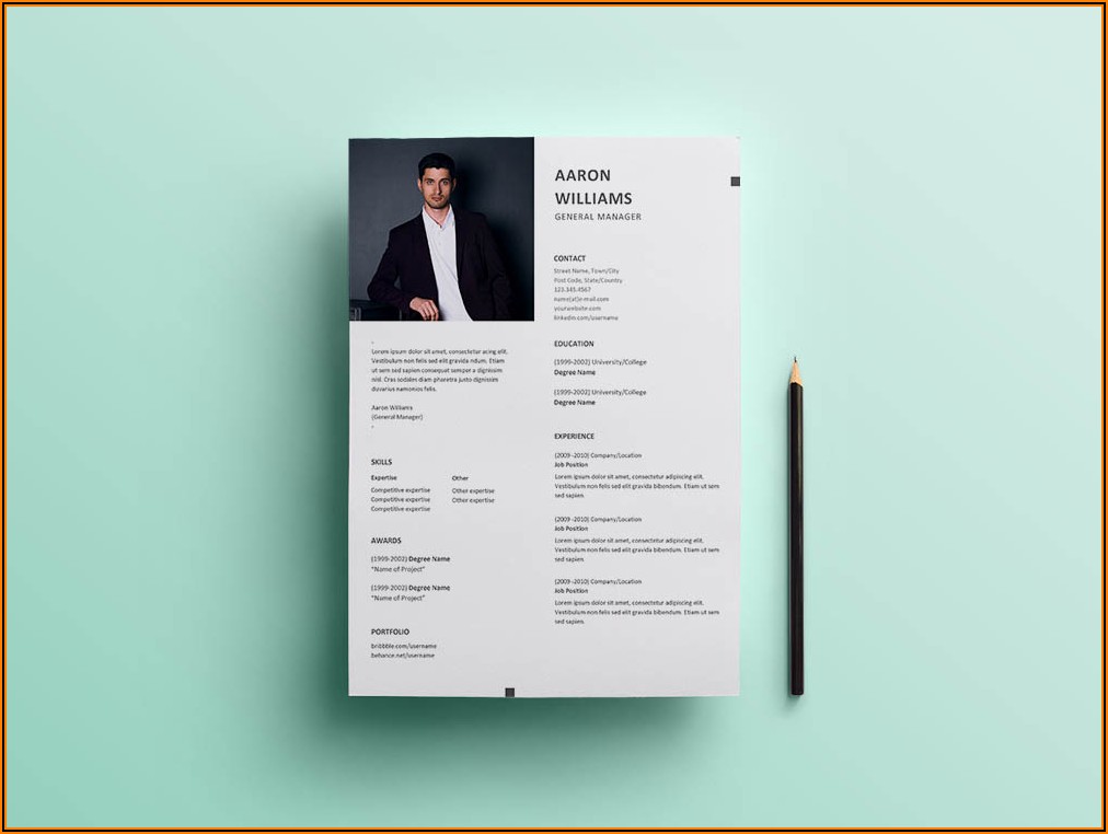 Free General Manager Resume Template