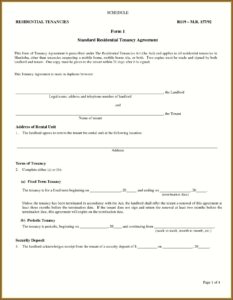 Free Landlord Tenant Agreement Template