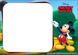 Free Mickey Mouse Birthday Party Invitation Templates