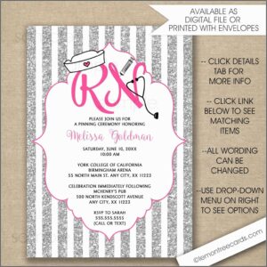 Free Nursing Graduation Invitations Templates