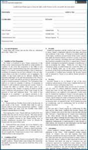 Free Office Lease Form