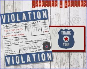 Free Police Retirement Invitation Template