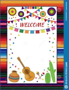 Free Printable Blank Mexican Fiesta Invitations
