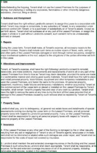 Free Printable Commercial Lease Agreement Template