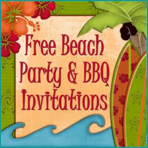 Free Printable Luau Invitations Templates
