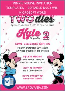 Free Printable Mickey And Minnie Mouse Birthday Invitations