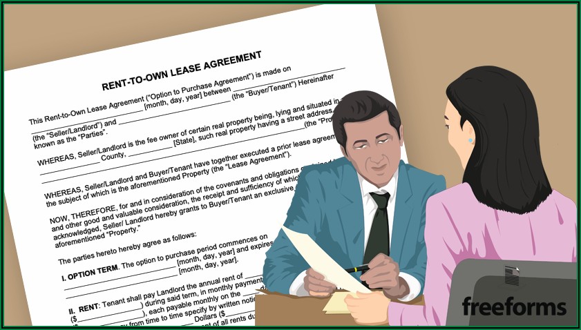 Free Rent To Own Lease Agreement Template