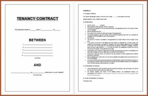 Free Tenant Agreement Form