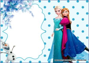 Frozen Invitation Card Template Free Download