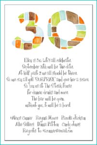 Funny Birthday Invitation Wording 21st
