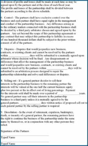 General Partnership Agreement Template