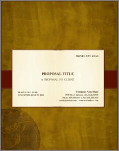 Generic Business Proposal Template