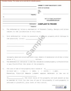 Gwinnett County Magistrate Court Forms