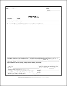 Home Construction Proposal Templates