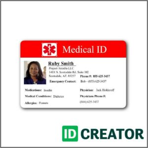 Hospital Id Badge Template