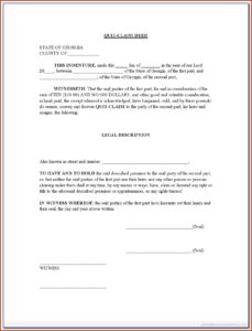 How To Fill Out A Quit Claim Deed Form In Oklahoma