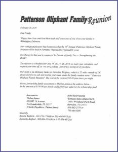 How To Write A Family Reunion Invitation Letter