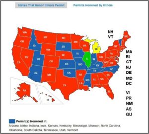 Illinois Ccw Reciprocity Map