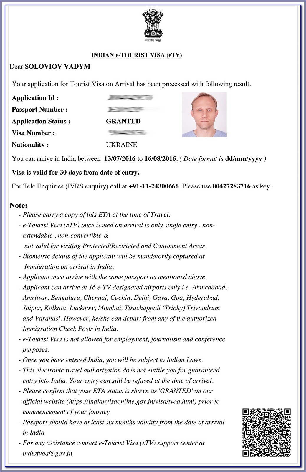 Indian Tourist Visa Application From Bangladesh