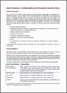 Information Security Policy Template